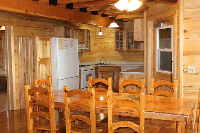 Cabin Interior Dining Area